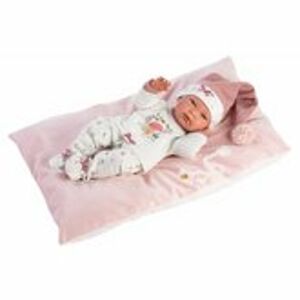 Llorens 73880 NEW BORN HOLČIČKA - realistická panenka miminko s celovinylovým tělem